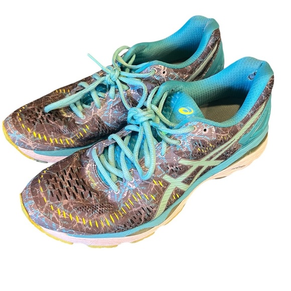 ASICS ladies dynamic duo Max fluid fit flight foam running shoe size 10 - Picture 1 of 16